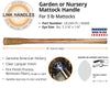 Seymour Midwest 36 Garden or Nursery Mattock Handle, For 3 Lb Mattocks, No 7 Eye (36)