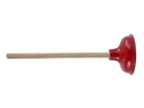 Aqua Plumb Plumber’s Plunger 18” Hardwood 6” Red (6 x 18)