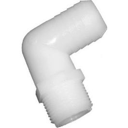 Nylon Hose Barb Elbow, 1/2 x 3/8-In. MPT