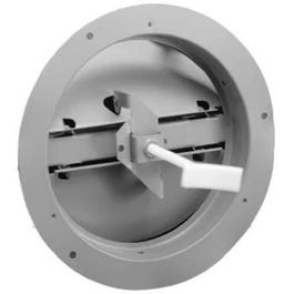 6-Inch Brown Round Ceiling Damper