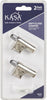 CLOSE DAMPER  NICKEL SOFT CLOSE 2PK