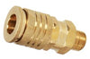 Grip-Rite® Couplers Universal And Push Locks (1/4″ Coupler 1/4″ Male, Brass - GRF14MCUB)