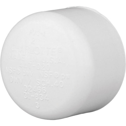 Charlotte Pipe 1-1/4 In. Schedule 40 Pressure Slip PVC Cap