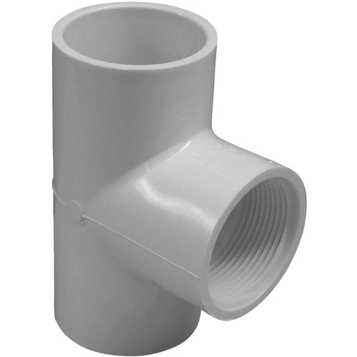 Charlotte Pipe 2 In. Solvent Weld x FIP Schedule 40 PVC Tee