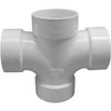 Charlotte Pipe 3 In. Double Sanitary DWV PVC Tee