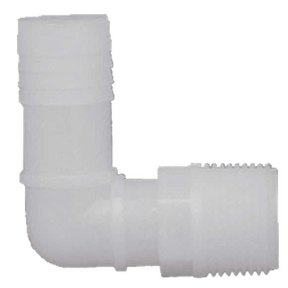 Boshart 1/2 In. Barb x 1/2 In. MIP Nylon Elbow