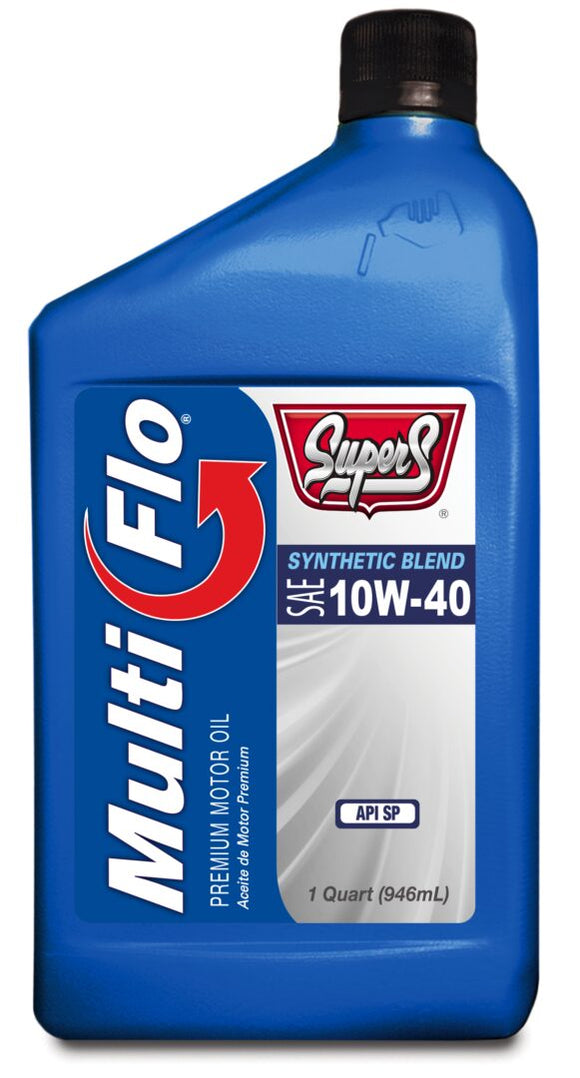 Smittys Supply Super S Multi-Flo Synthetic Blend Sae 10w-40 Sp Motor Oil 1 Qt. (1 quart)