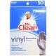 Mr. Clean 253117 Latex Free VINYL Disposable Cleaning Gloves with Beaded Cuff (50 Count)