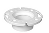 Charlotte Pipe PVC-00800-0600HA Hub End Closet Flange, White, 3 x 4