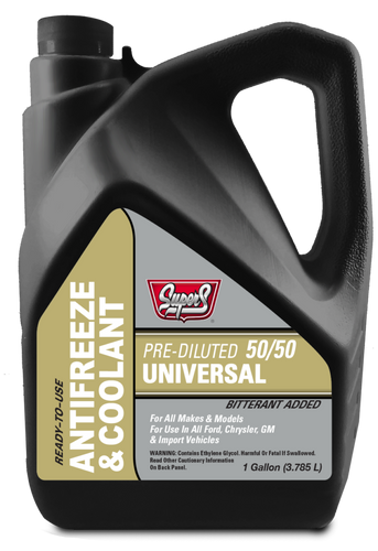 Smittys Supply Super S Global Universal Gold 50/50 Antifreeze/Coolant 1 Gallon (1 Gallon)