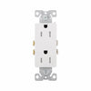 Eaton Cooper Wiring Residential Grade Decorator Duplex Receptacle 15A, 125V White