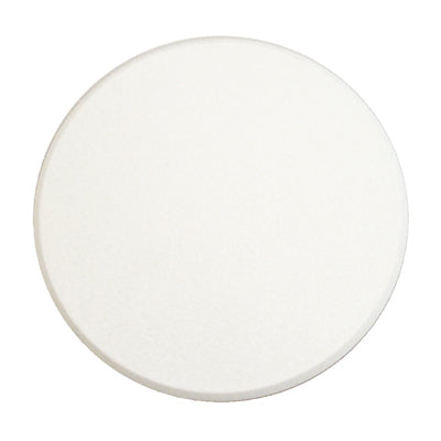 Prime-Line Wall Protector, White Vinyl, Rigid 5 inch Round, Self-Adhesive (5)