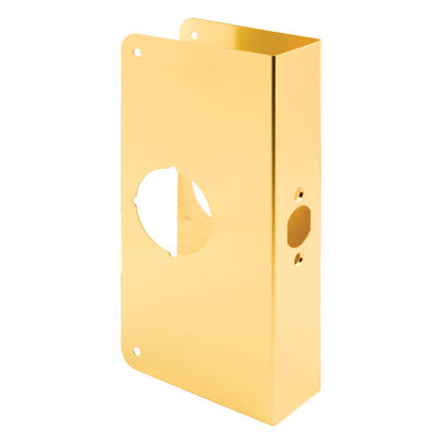 Prime-Line Solid Brass Lock and Door Reinforcer 1-3/4 in. x 9 in. (1-3/4