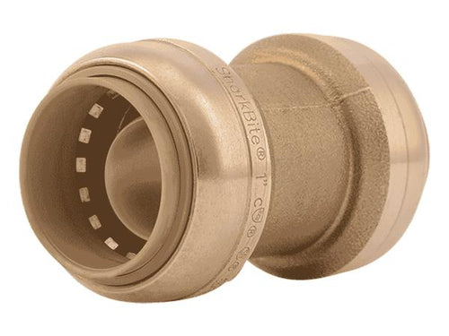 Sharkbite Brass Push Coupling 1 in. x 1 in. (1 in. x 1 in.)