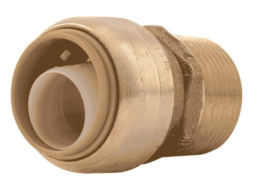 Sharkbite Brass Push Male Adapter 3/4 in. x 3/4 in. MNPT (3/4 in. x 3/4 in. MNPT)