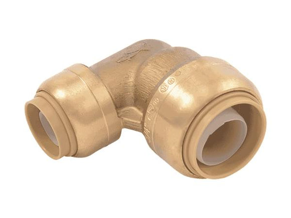 Sharkbite Brass Push Reducing Elbow 3/4 in. x 1/2 in. (3/4 in. x 1/2 in.)