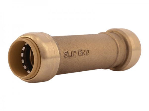 Sharkbite Brass Push Slip Coupling 3/4 in. x 3/4 in. (3/4 in. x 3/4 in.)