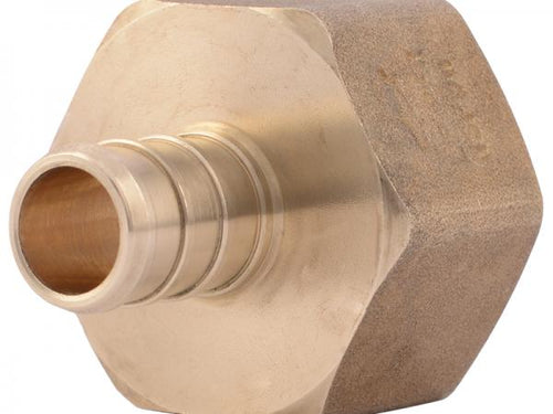 Sharkbite Brass Crimp Female Connector 1/2 in. x 3/4 in. FNPT (1/2 in. x 3/4 in. FNPT)