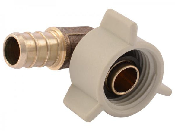 Sharkbite Brass Crimp Swivel Elbow 1/2 in. x 1/2 in. NPSM (1/2 in. x 1/2 in. NPSM)