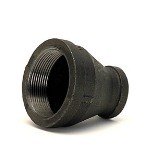 Mueller Black Reducing Coupling 150# Malleable Iron Threaded Fittings 2 x 1