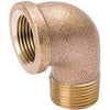 B & K Industries 90° Street – Red Brass 1