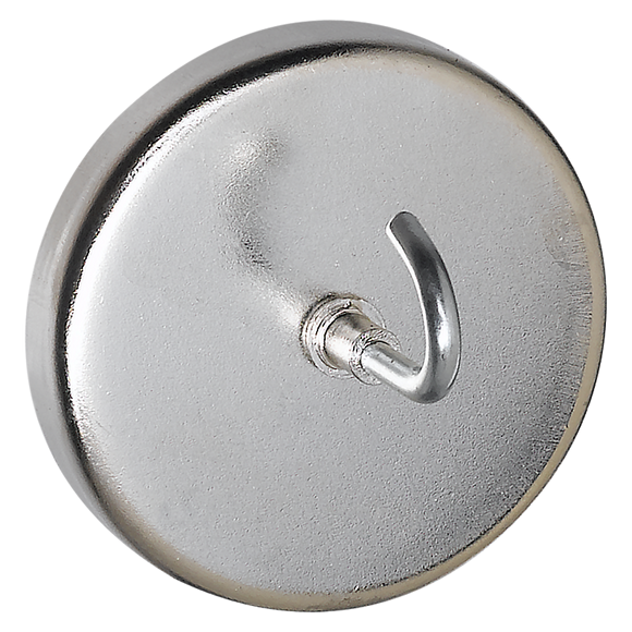 National Hardware Magnetic Hook Nickel